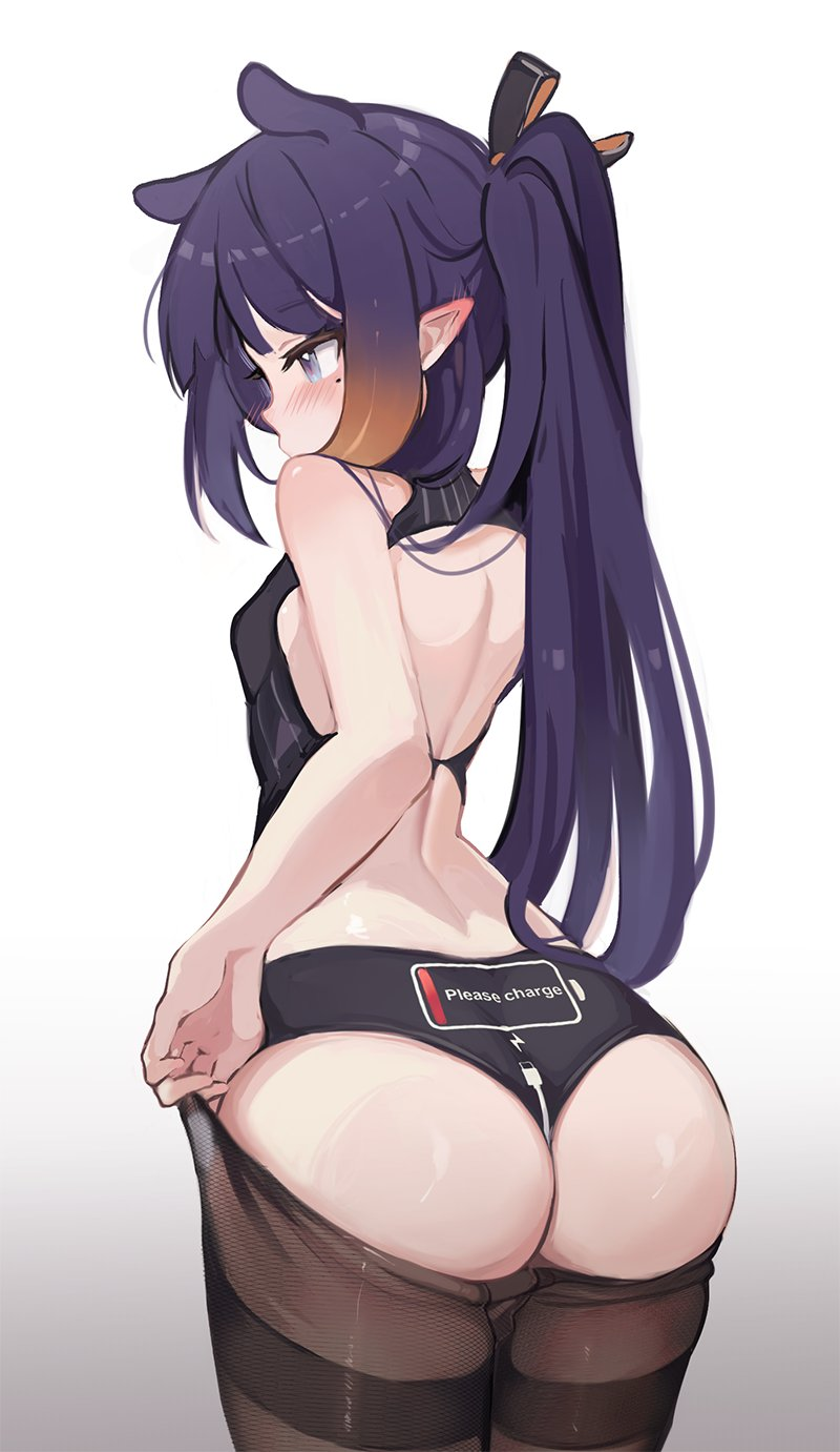 Ina Butt :3 - NSFW, Virtual YouTuber, Hololive, Ninomae Inanis, Аниме, Anime Art