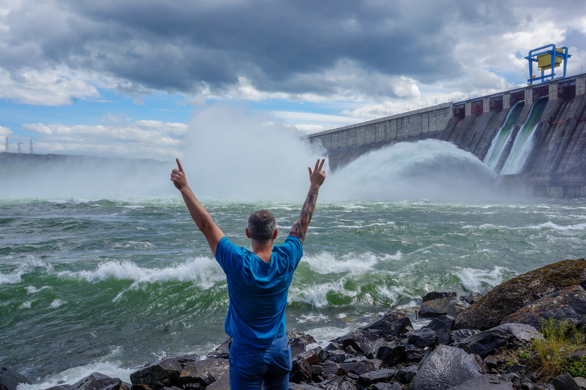 That was 60 years ago! - Ust-Ilimsk, Hydroelectric power station, Siberia, Landing, the USSR, Longpost