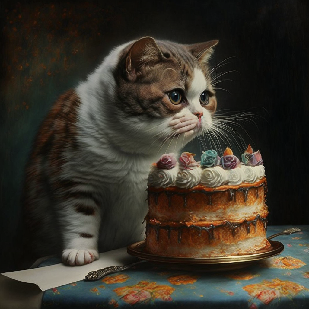 Surprise Cakes at Midjourney - Midjourney, Images, Нейронные сети, Cake, Art, Longpost