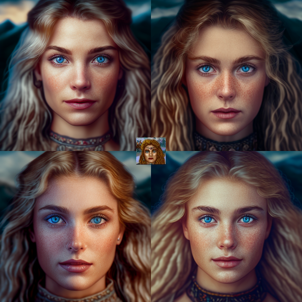 How Midjourney sees the portraits from the second Heroes. Part 1 - My, Midjourney, Нейронные сети, Computer graphics, Digital, Characters (edit), HOMM II, Longpost