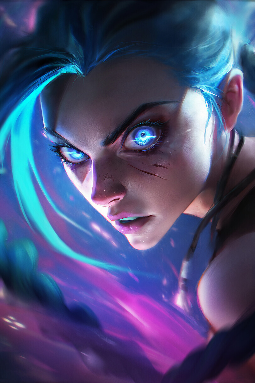 jinx - Jinx, League of legends, Arcane, Art