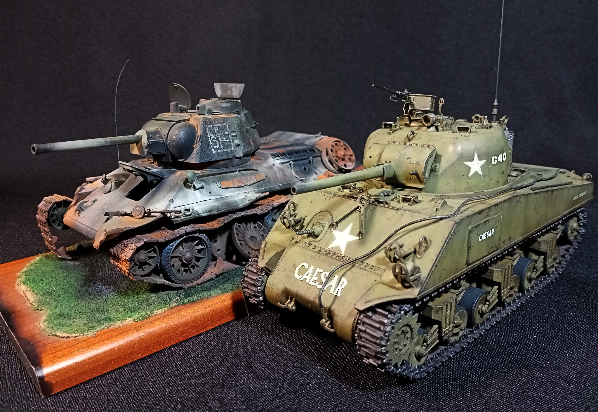 The best thirty-four with a three-inch. T-34/76 mod. 1943 - My, Modeling, Stand modeling, Prefabricated model, Miniature, With your own hands, Needlework without process, Story, Scale model, Collection, Collecting, Tanks, Armored vehicles, Technics, Military equipment, Interesting, The Second World War, The Great Patriotic War, T-34, Diorama, Video, Longpost