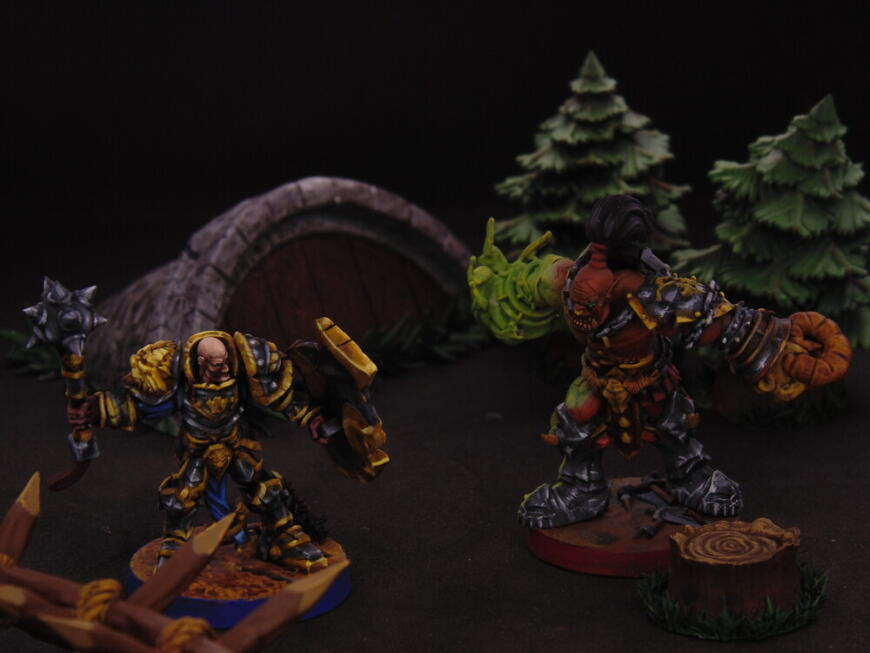 Allies vs Horcs - 3D printed miniature models - My, 3D печать, Dungeons & dragons, Painting miniatures, Modeling, 3D modeling, 3D printer, Stand modeling, Figurines, Scale model, World of warcraft, Warcraft, Warcraft 3, Collecting, Crowdfunding, Board games, Wargame, Collection, Video, Youtube, Longpost