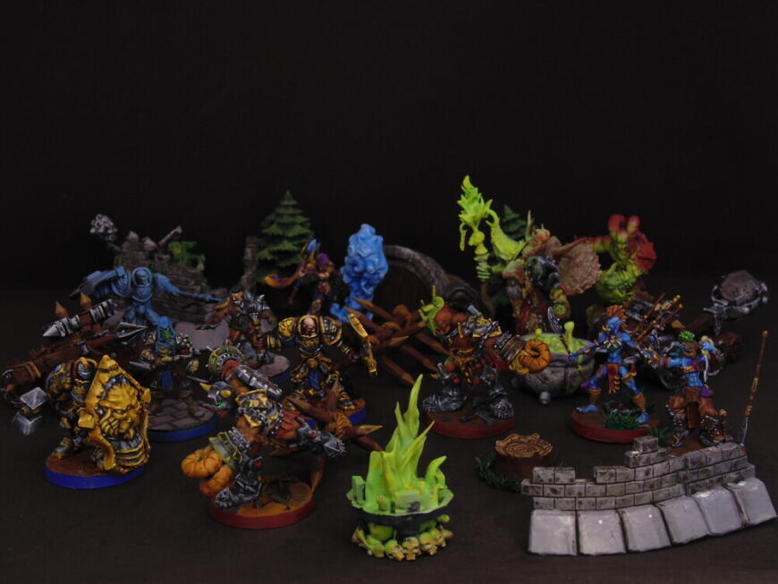 Allies vs Horcs - 3D printed miniature models - My, 3D печать, Dungeons & dragons, Painting miniatures, Modeling, 3D modeling, 3D printer, Stand modeling, Figurines, Scale model, World of warcraft, Warcraft, Warcraft 3, Collecting, Crowdfunding, Board games, Wargame, Collection, Video, Youtube, Longpost