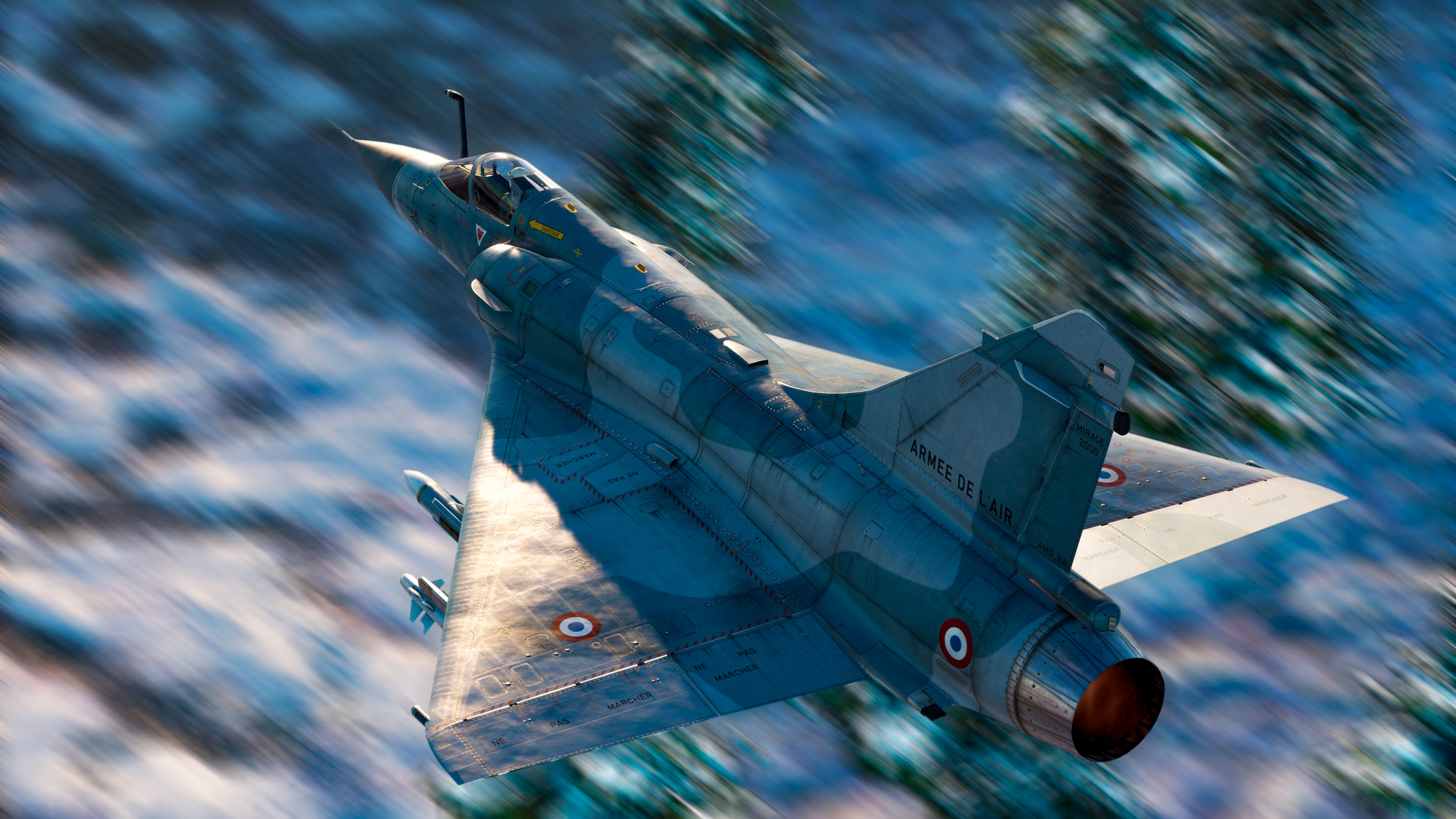 Mirage2000C-S5 - Моё, Игры, Видеоигра, War Thunder, Mirage 2000, Самолет, Истребитель, Компьютерная графика, Графика