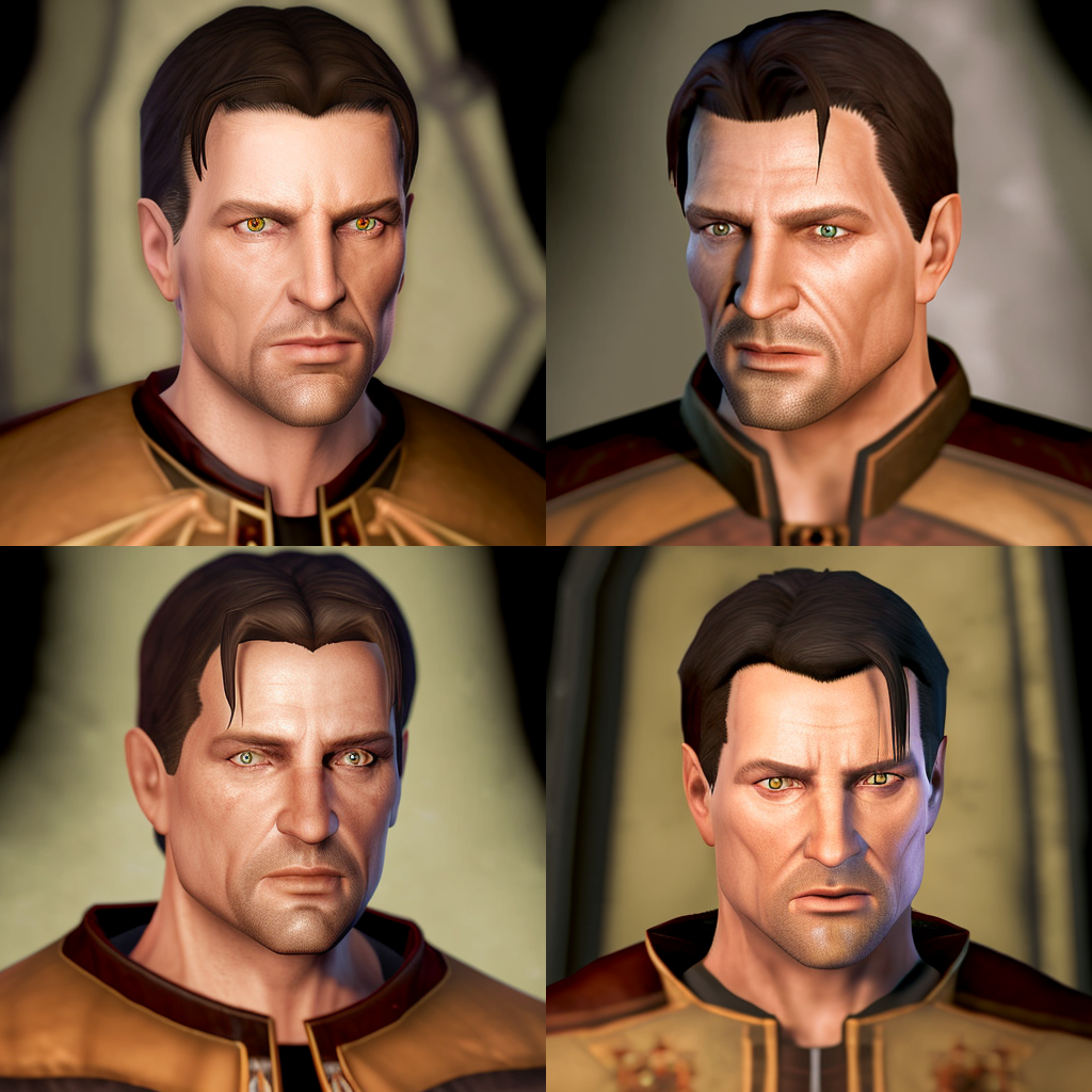 The characters of Knights of the Old Republic through the eyes of Midjourney. Part 1 - My, Computer graphics, Нейронные сети, Midjourney, Digital, Characters (edit), Bastila Shan, Darth Malak, KOTOR, Longpost