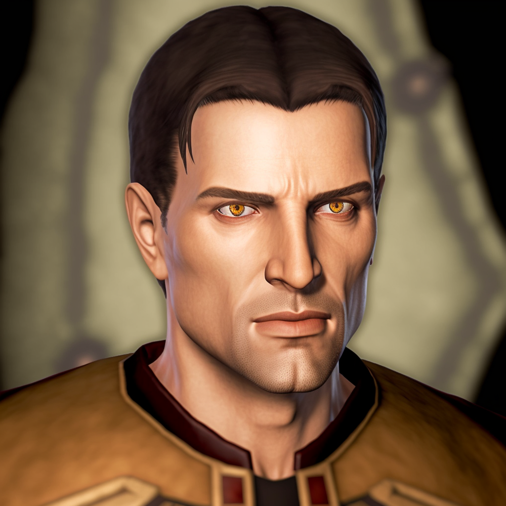 The characters of Knights of the Old Republic through the eyes of Midjourney. Part 1 - My, Computer graphics, Нейронные сети, Midjourney, Digital, Characters (edit), Bastila Shan, Darth Malak, KOTOR, Longpost