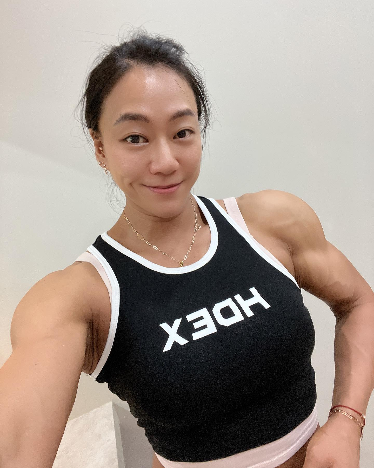 Heo Yoon - NSFW, Bodybuilders, Strong girl, Body-building, Heo Eun Song, The photo, Longpost