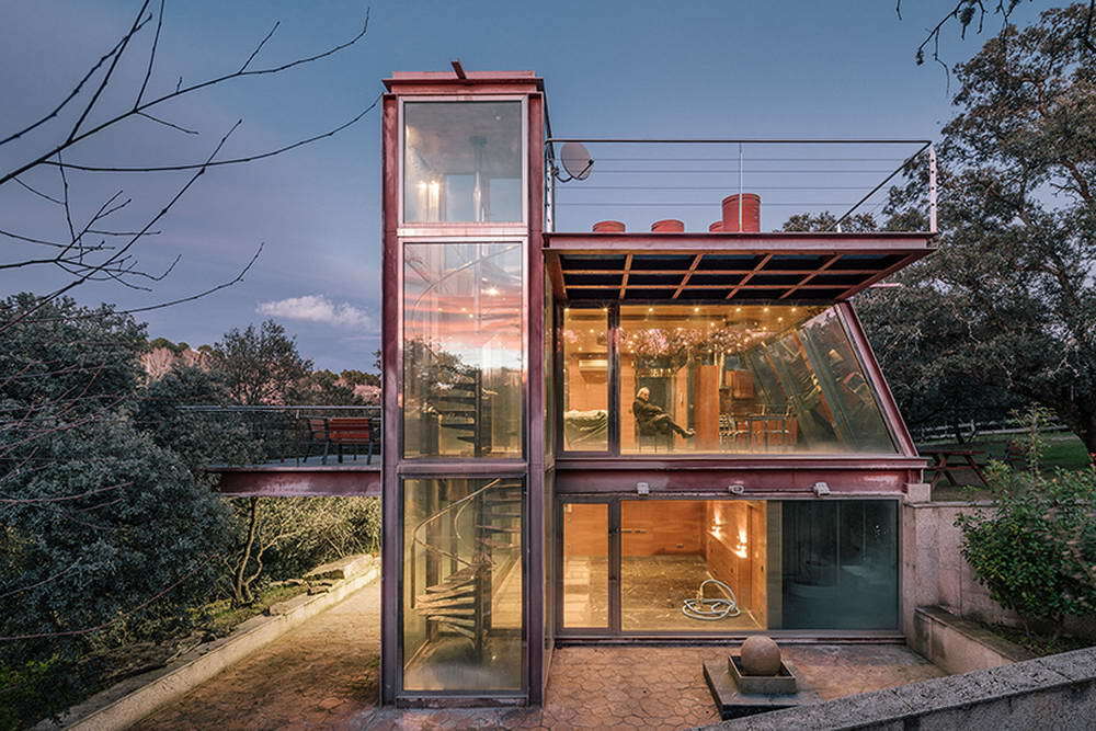 Glass house in Spain - My, Architecture, House, Design, Longpost