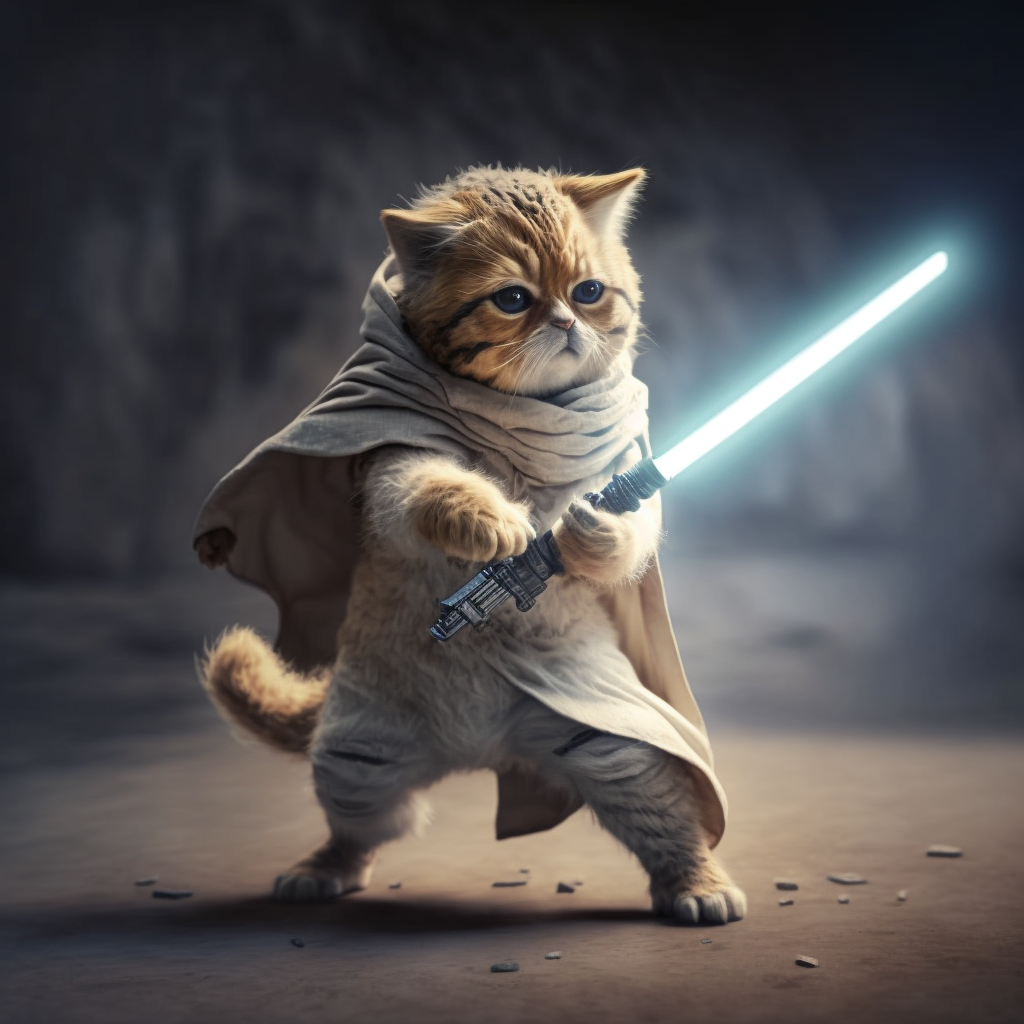 Star Wars cat universe. midjourney - My, Midjourney, Нейронные сети, Images, Star Wars, cat