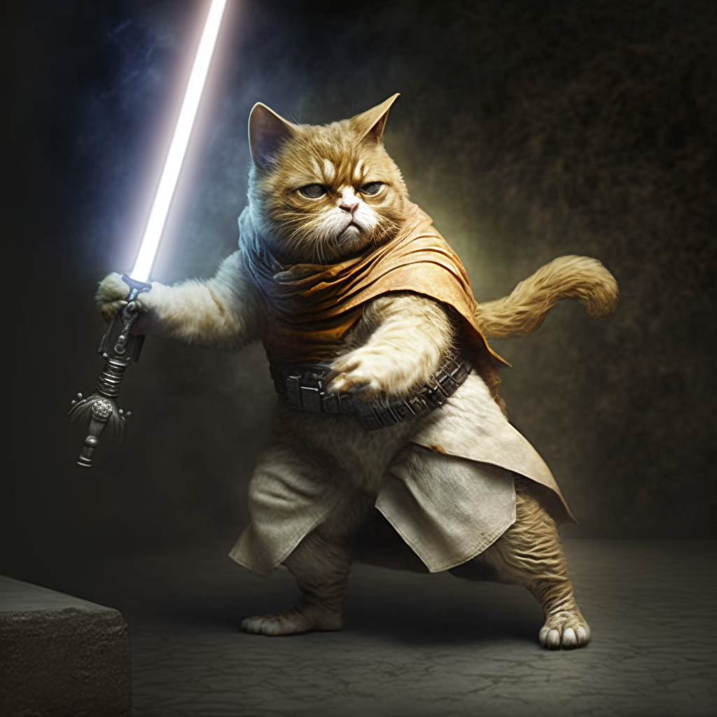 Star Wars cat universe. midjourney - My, Midjourney, Нейронные сети, Images, Star Wars, cat