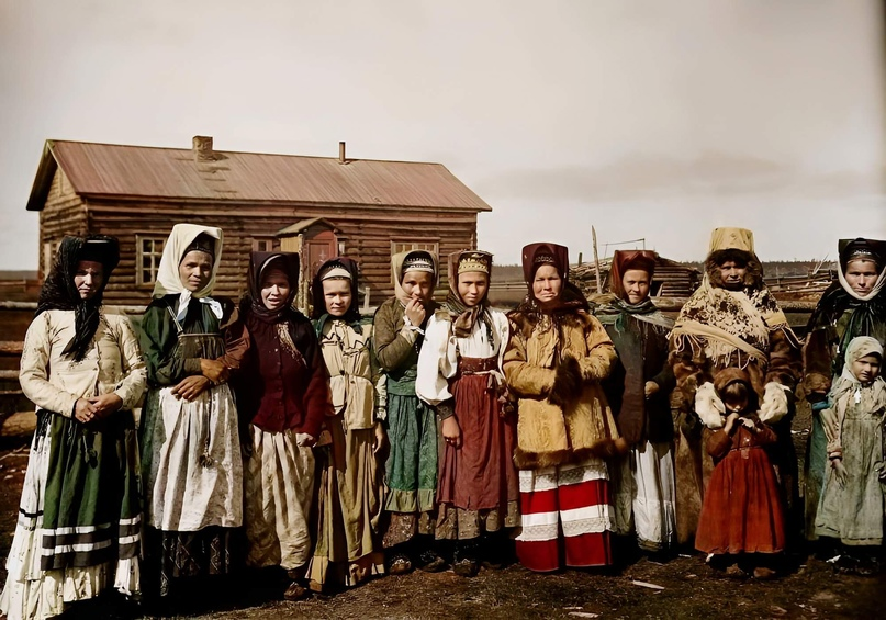The difficult life of the inhabitants of Russia 100 years ago. Life of the Kola Peninsula at the beginning of the 20th century - My, Old photo, Colorization, Story, 20th century, North, Российская империя, The photo, Longpost