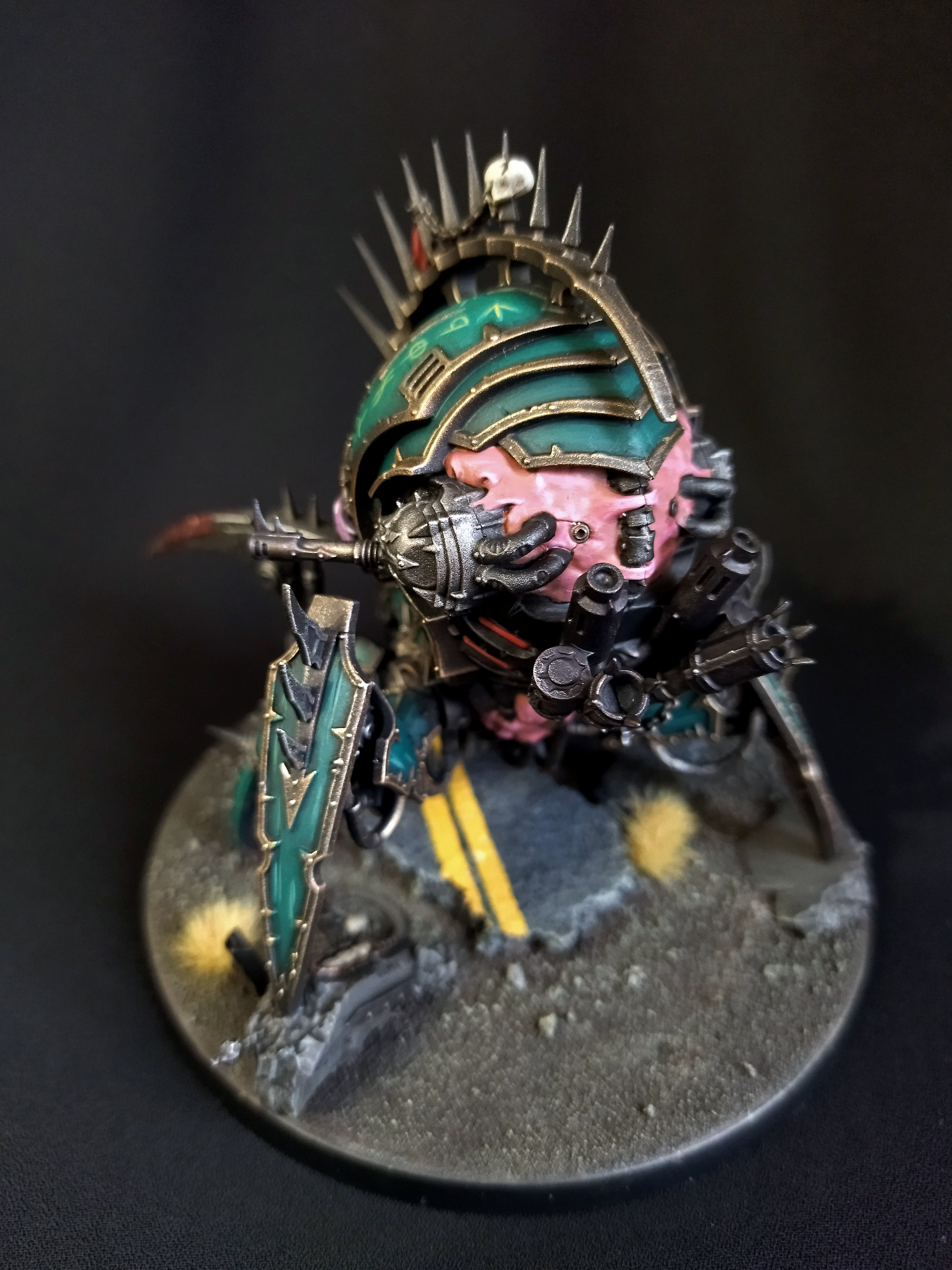 I bite zheppy or how to stop being afraid and paint a spider - My, Warhammer 40k, Chaos space marines, Wh miniatures, Longpost