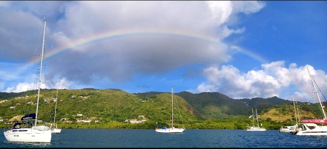 Martinique, Santa Ana, a favorite stop for Russian yachtsmen - My, Sea, Martinique, Caribs, Yacht, Yachting, Longpost, The photo