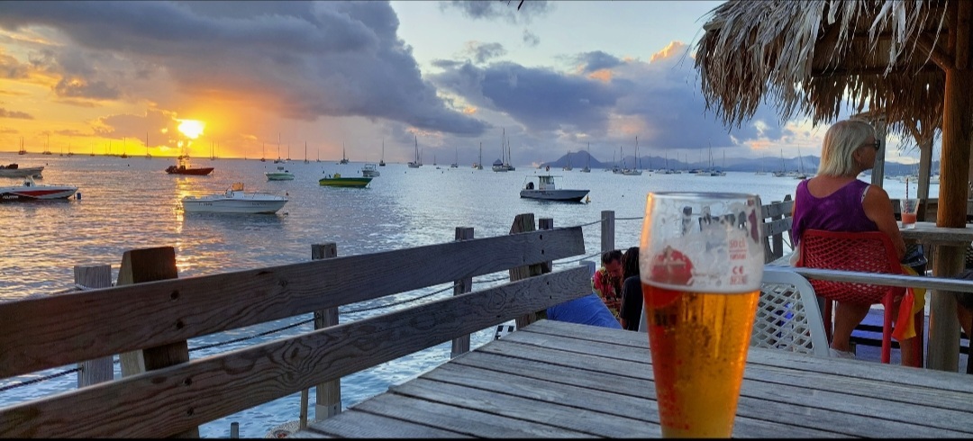 Martinique, Santa Ana, a favorite stop for Russian yachtsmen - My, Sea, Martinique, Caribs, Yacht, Yachting, Longpost, The photo