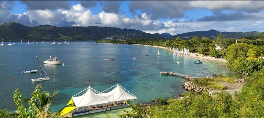 Martinique, Santa Ana, a favorite stop for Russian yachtsmen - My, Sea, Martinique, Caribs, Yacht, Yachting, Longpost, The photo