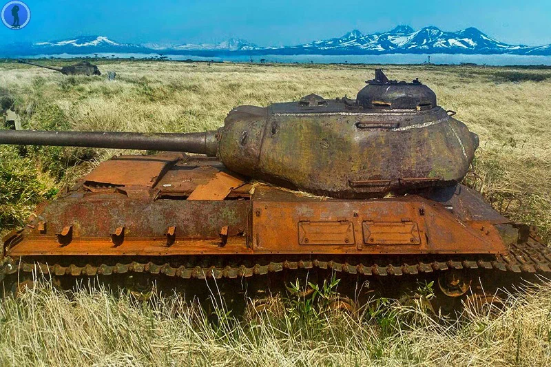 Abandoned old IS-2 tanks in the Kuriles. They served to protect against the landing of Japanese troops. - Tanks, IS-2, Kurile Islands, Military equipment, Military, the USSR, Yandex Zen, Longpost, The photo