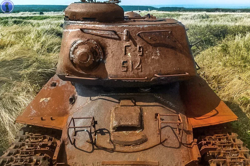 Abandoned old IS-2 tanks in the Kuriles. They served to protect against the landing of Japanese troops. - Tanks, IS-2, Kurile Islands, Military equipment, Military, the USSR, Yandex Zen, Longpost, The photo