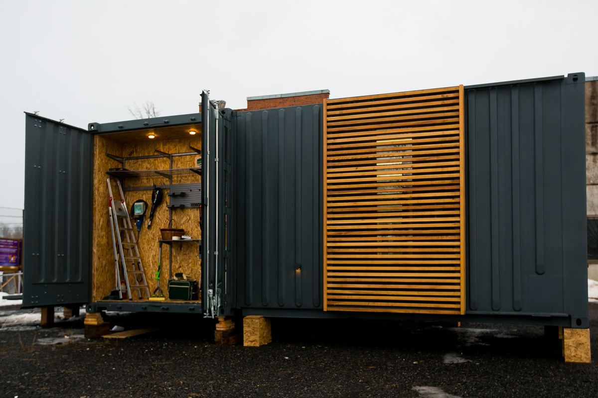 Three containers - My, House, Construction, Longpost, The photo