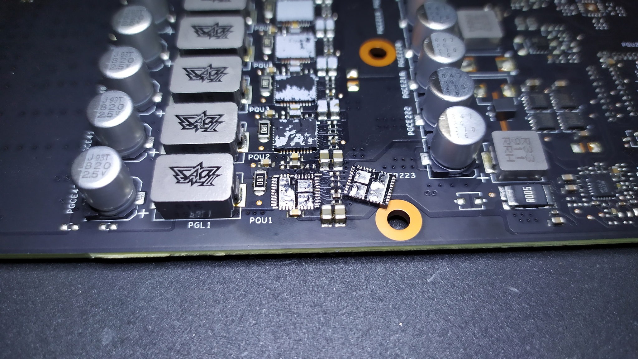 Banged the power supply and broke the Asus 2070s STRIX - My, Video card, Repair, Moscow, Longpost