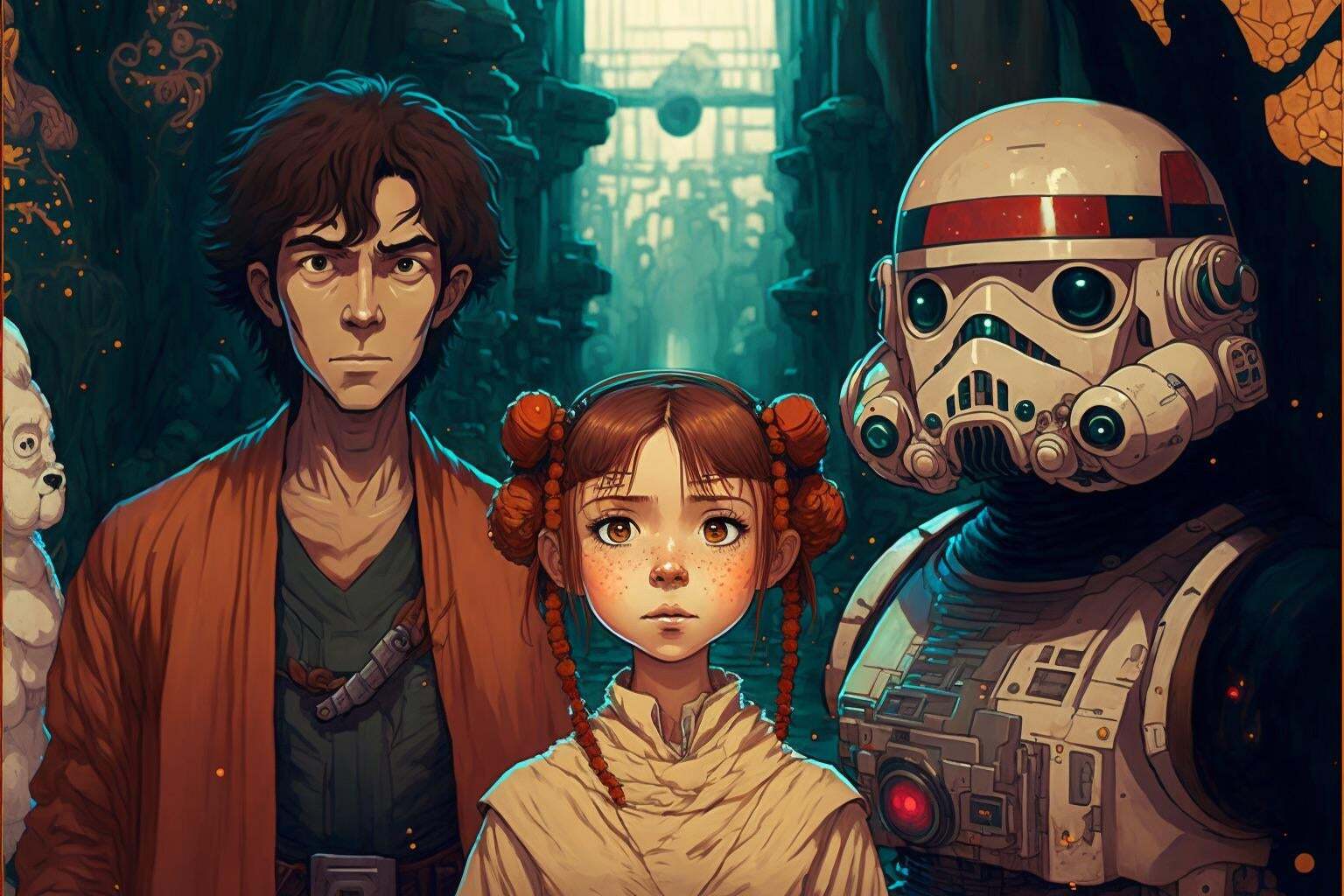 In the Miyazaki universe - Midjourney, Hayao Miyazaki, Star Wars, Longpost, Neural network art