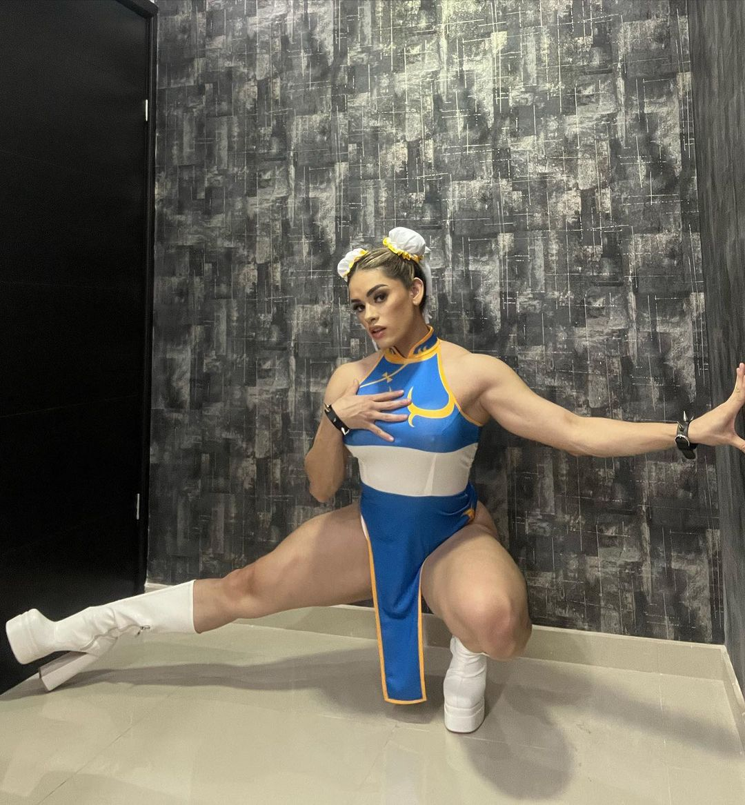 Cosplay Chun-Li / Ayala Kareli - Ayala Karely, Cosplay, Strong girl, Chun-Li, Street fighter, Girls, Bodybuilders, Longpost