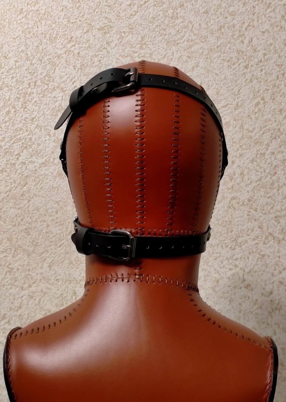 mask for the new year - Natural leather, Leather products, Mask, Fangs, Hobby, Longpost