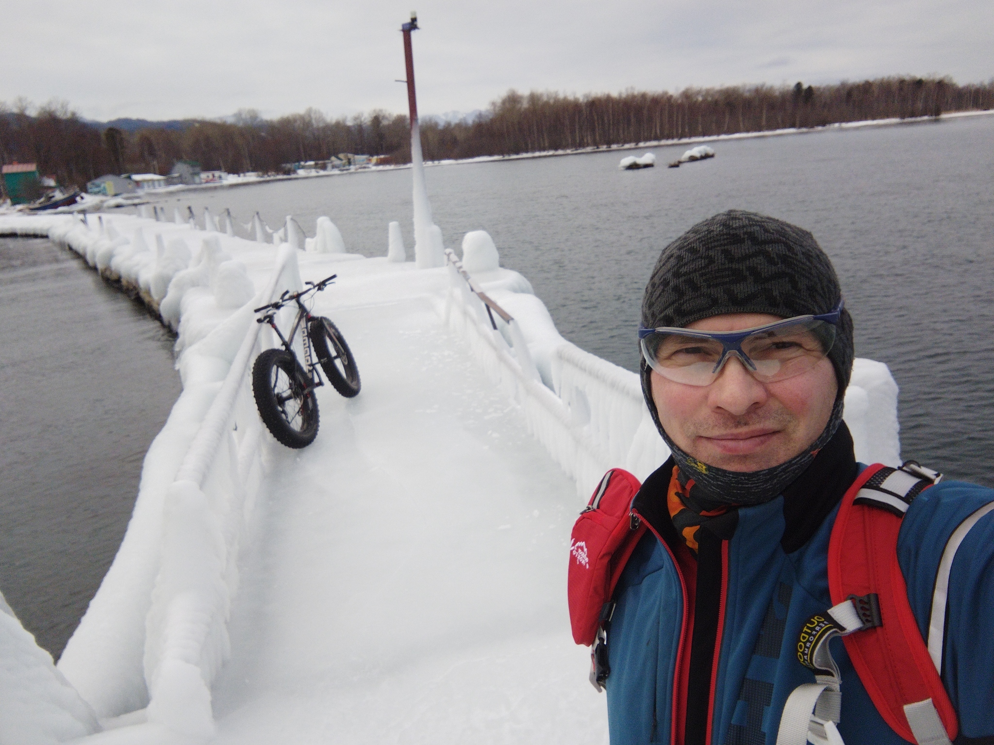 Fat - ride along the southeastern shore of Lake Baikal - My, Baikal, Fatbike, Siberia, Garnet, Shore, Nature, The photo