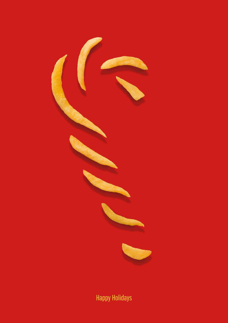 McDonald's launched a promotion for the New Year - McDonald's, French fries, Tasty and period, Creative, Longpost