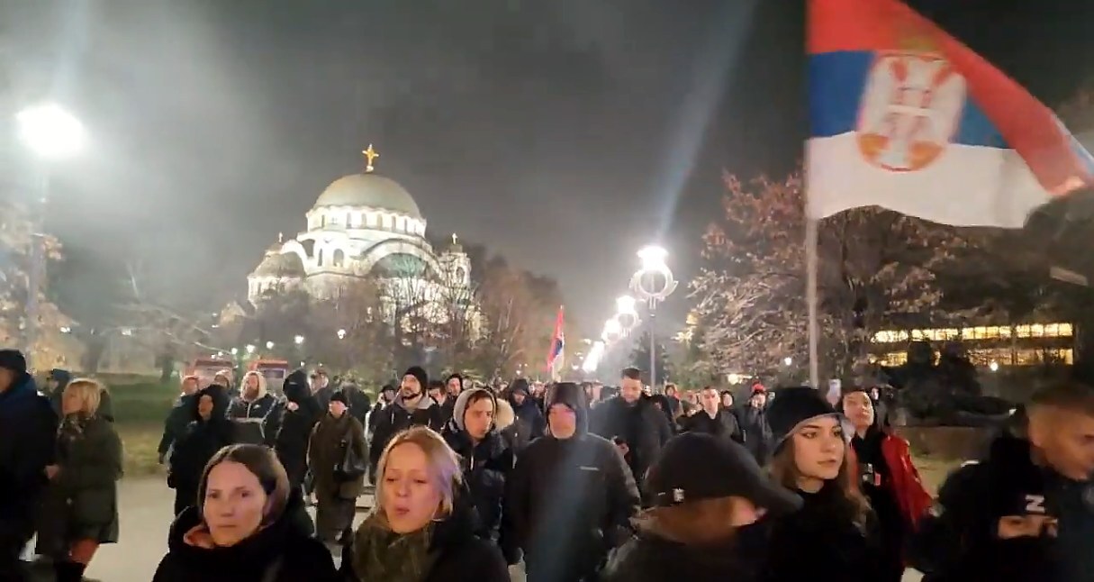 Rally in Belgrade Kosovo is the heart of Serbia 12.12.2022 - Politics, Serbia, Media and press, news, Kosovo, Brothers, Rally, NATO, Sava, Marco, Serbs, Song, Video, Vertical video, Longpost