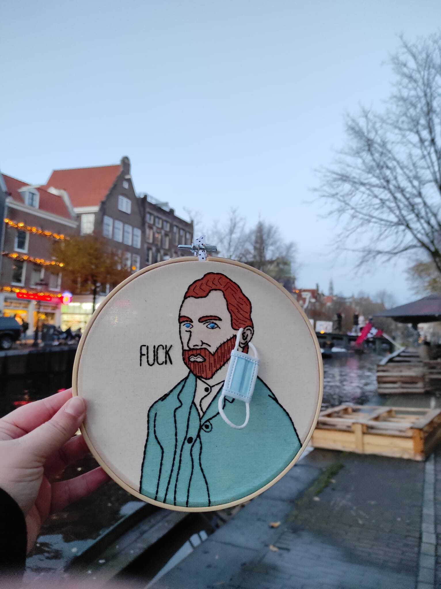 Subtly, I did not immediately understand - van Gogh, Ears, The photo, Amsterdam