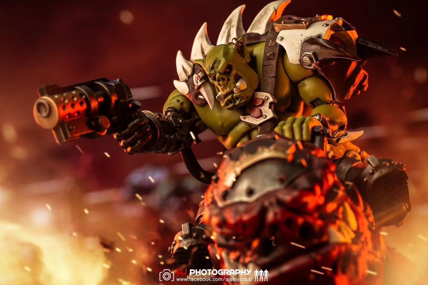 Smash 'em, bash 'em! - Warhammer 40k, Orcs, 1:18, The photo, Hobby, Joy toy