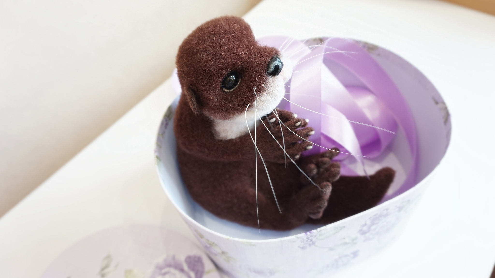 River otter toy - My, Author's toy, Soft toy, Otter, Milota, Animals, Needlework without process, Longpost, Plush Toys, Doll, Interior toy, Souvenirs, Presents