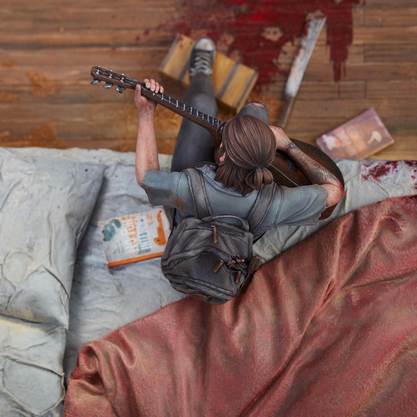 Diorama “The Last of Us” Ellie - My, Diorama, The last of us 2, The last of us, Layout, Miniature, Longpost