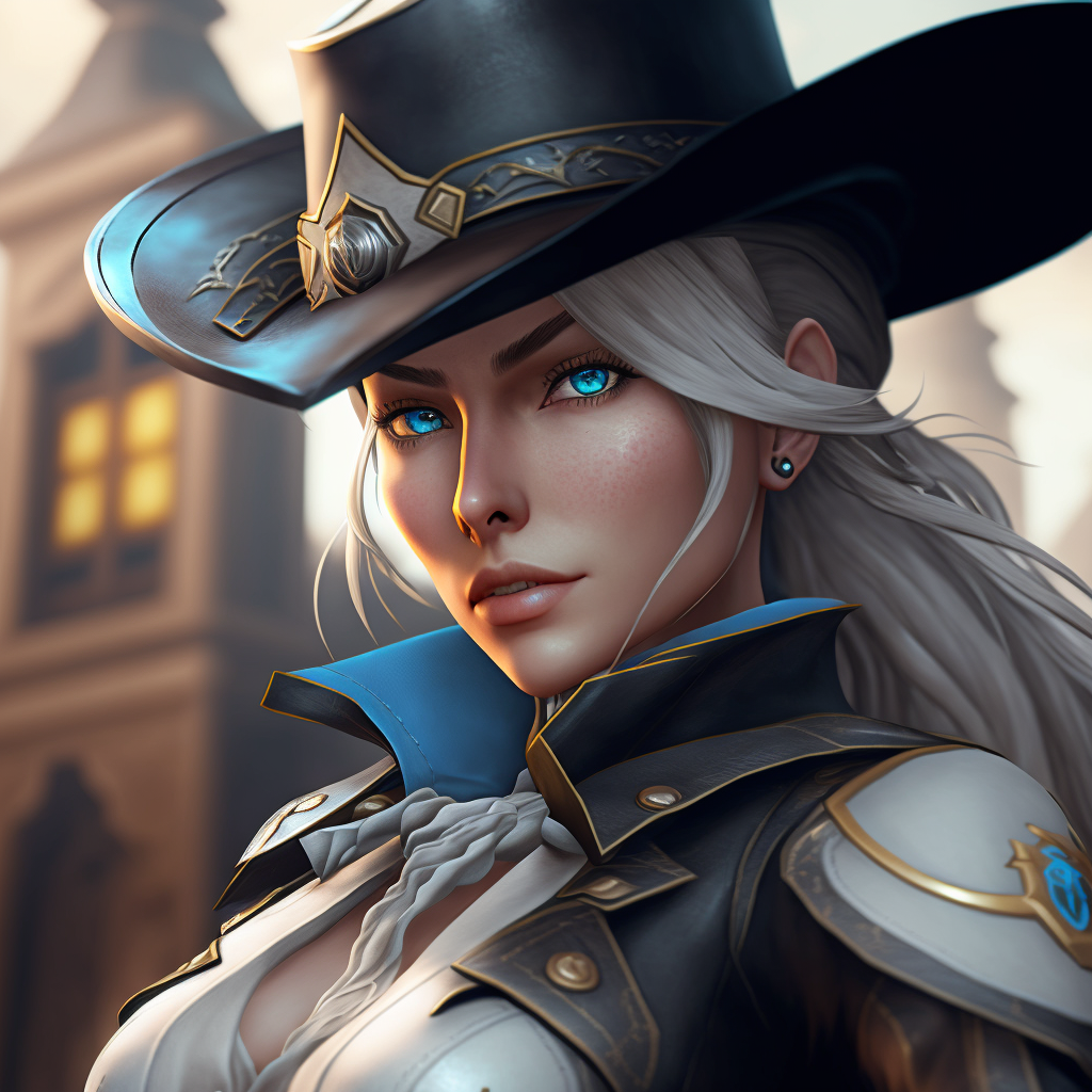 Overwatch - My, Midjourney, Нейронные сети, Computer games, Overwatch, Ashe, Longpost