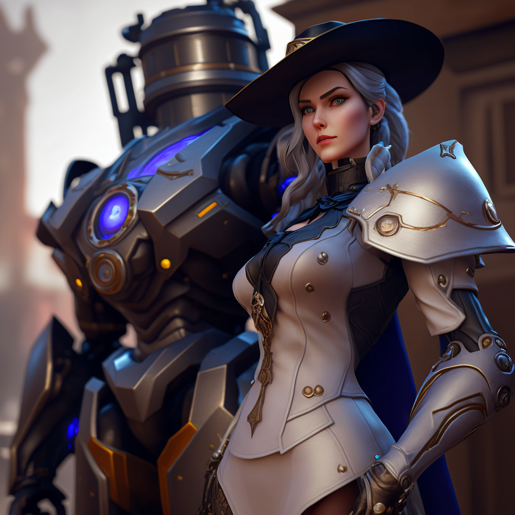 Overwatch - My, Midjourney, Нейронные сети, Computer games, Overwatch, Ashe, Longpost