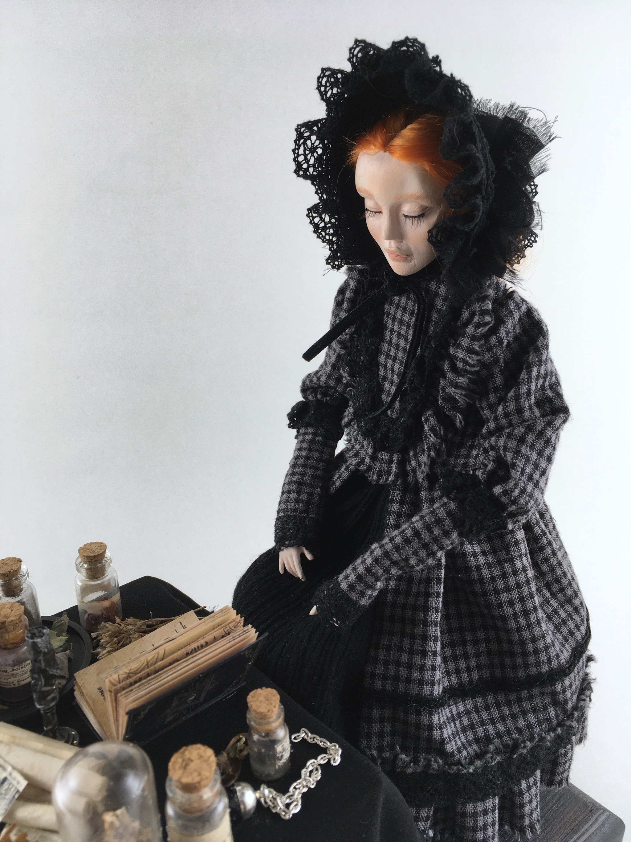 New work Alchemy - Doll, Polymer clay, Needlework without process, Longpost