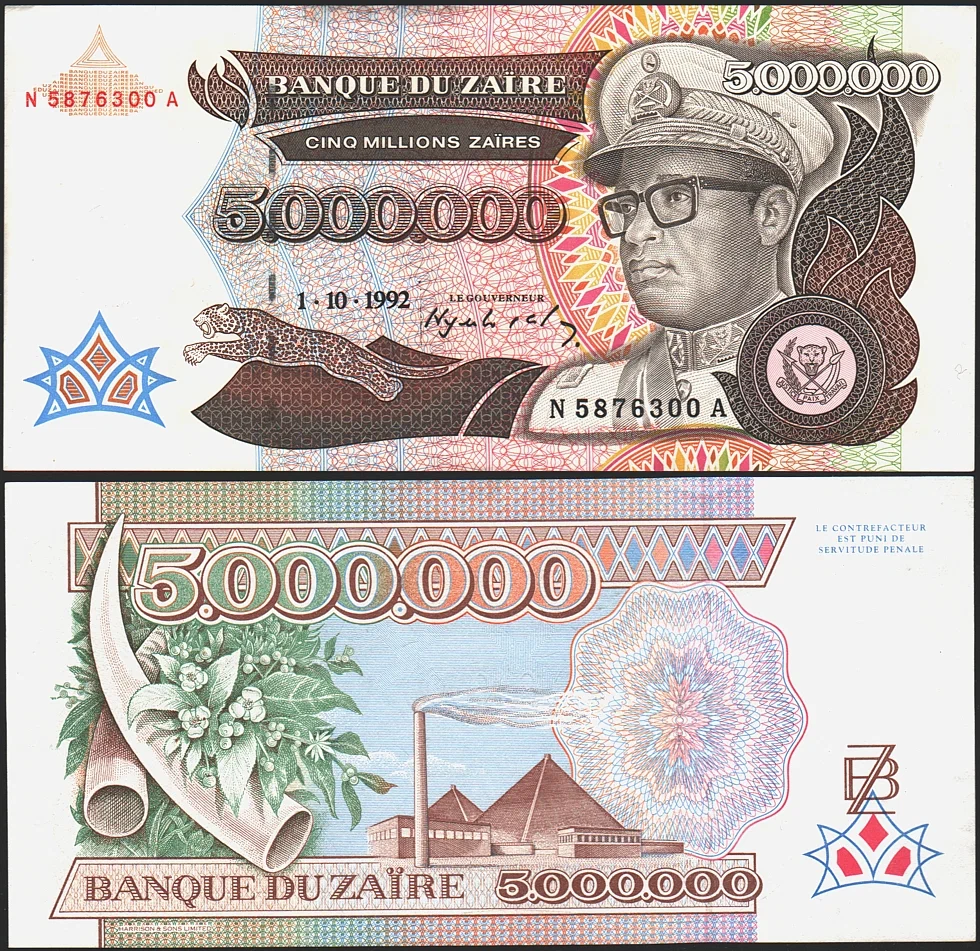 Congo mining money. Part II: Tshombe, Che Guevara and Mobutu - My, Congo, Belgian Congo, Patrice Lumumba, Mobutu, Africa, Banknotes, Bonistics, Collecting, Numismatics, Mining, Minerals, Longpost