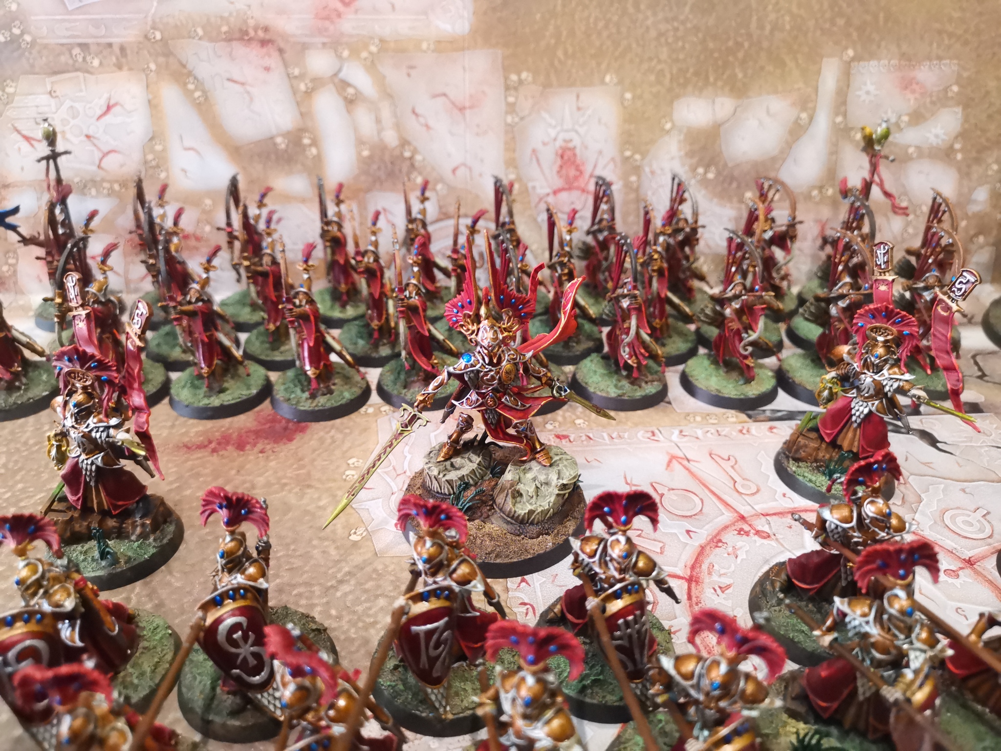 Night dressing. elves - My, Warhammer, Painting miniatures, Wh miniatures, Longpost