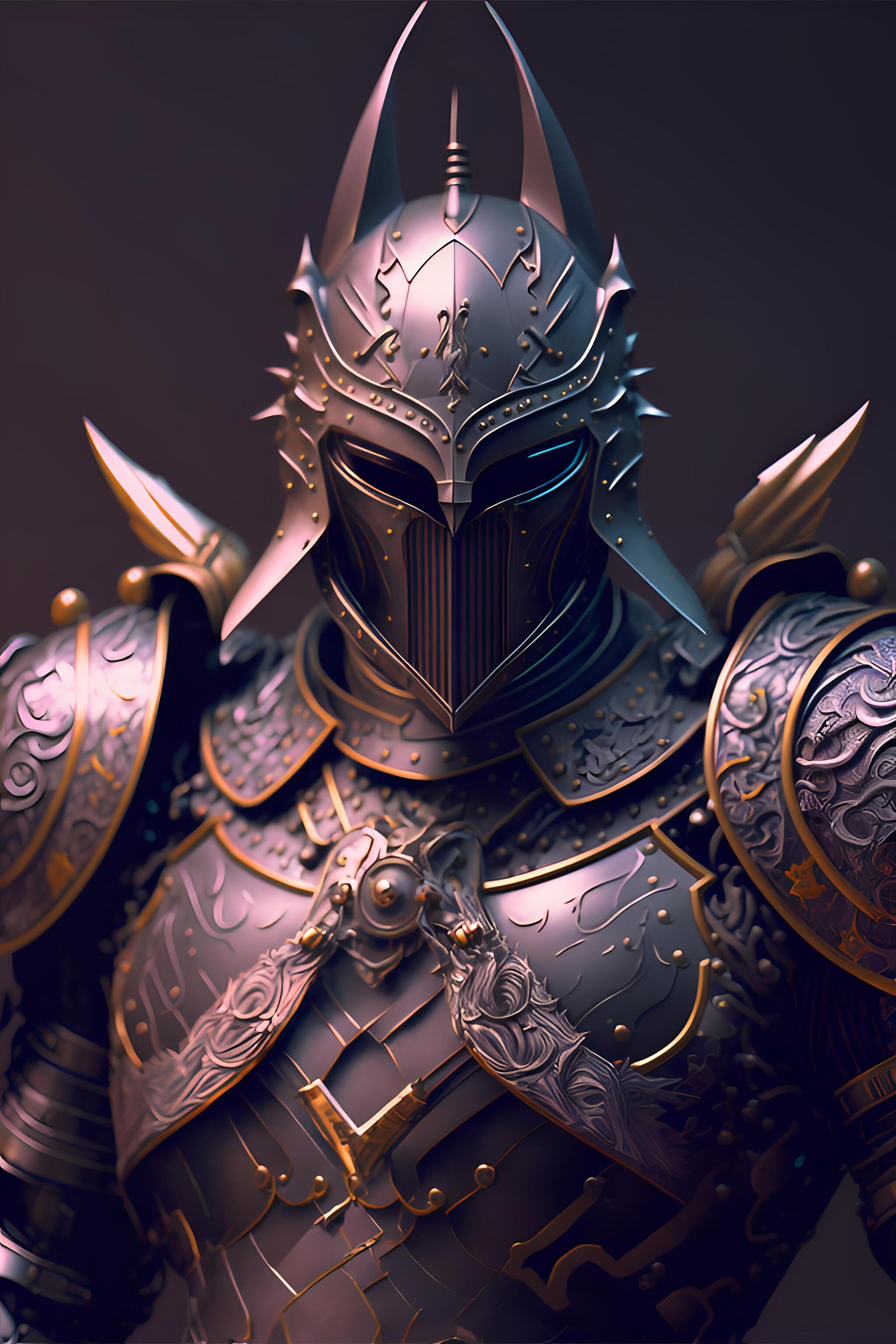 Reply to the post “Midjourney v4: A selection of fantasy knights. Part 3 - Нейронные сети, Midjourney, Fantasy, Computer graphics, Knights, Longpost, Digital drawing, Reply to post, Armor