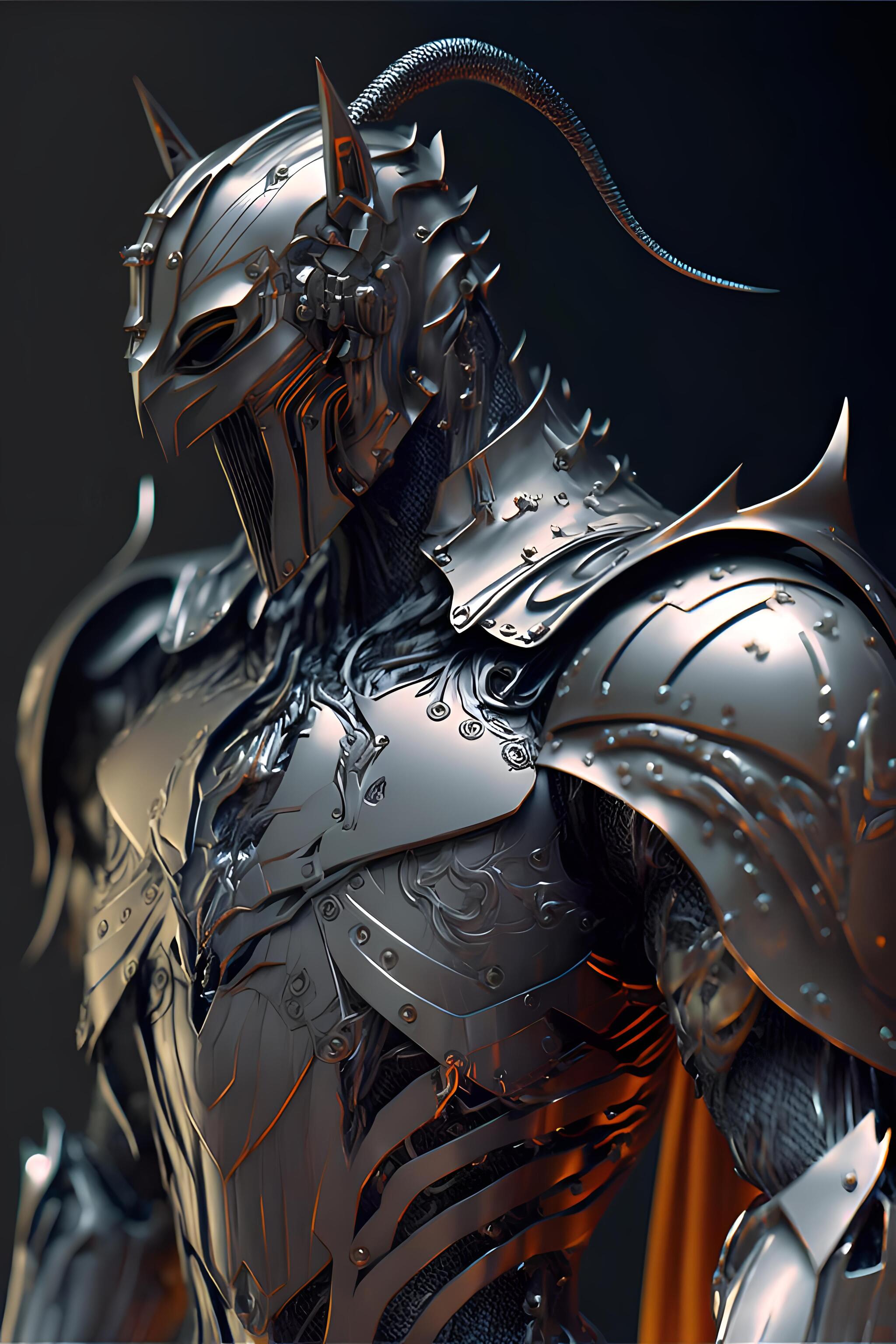 Reply to the post “Midjourney v4: A selection of fantasy knights. Part 3 - Нейронные сети, Midjourney, Fantasy, Computer graphics, Knights, Longpost, Digital drawing, Reply to post, Armor