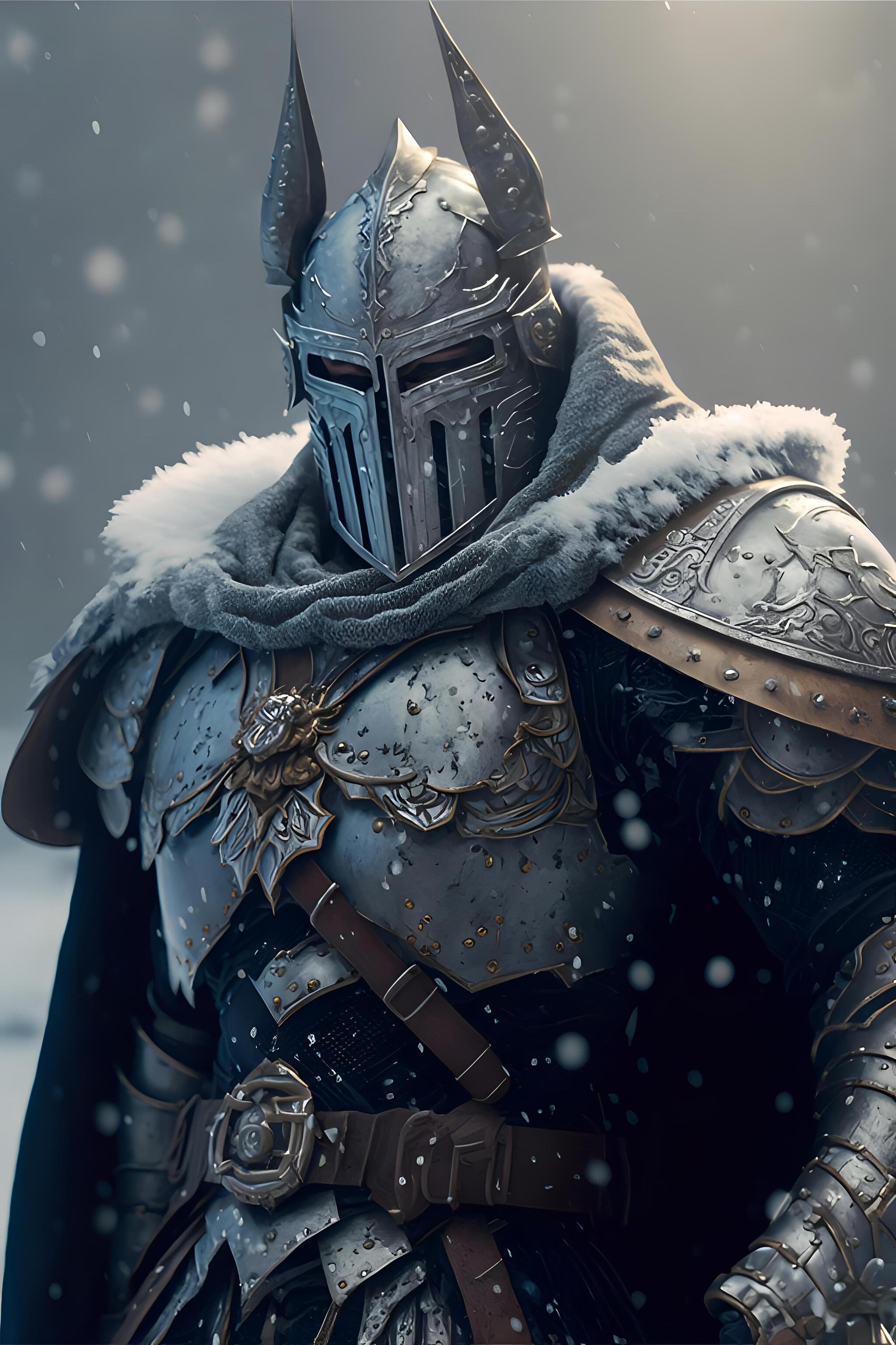 Reply to the post “Midjourney v4: A selection of fantasy knights. Part 3 - Нейронные сети, Midjourney, Fantasy, Computer graphics, Knights, Longpost, Digital drawing, Reply to post, Armor