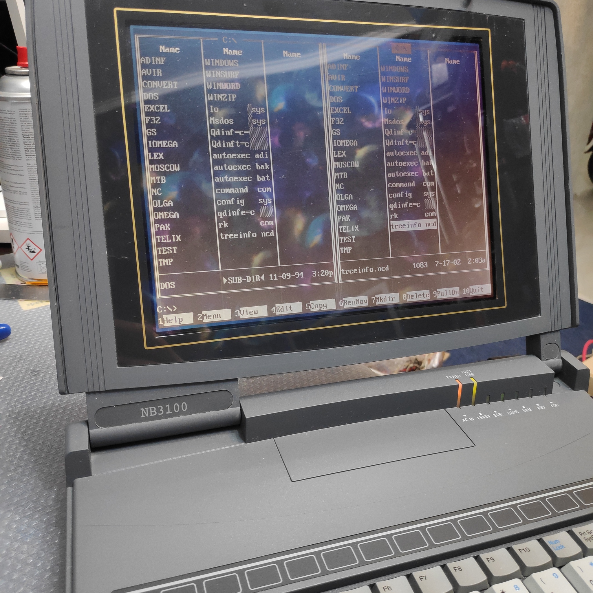 Unidentified foursome - Retro computer, Notebook, Nameless, i486, Longpost