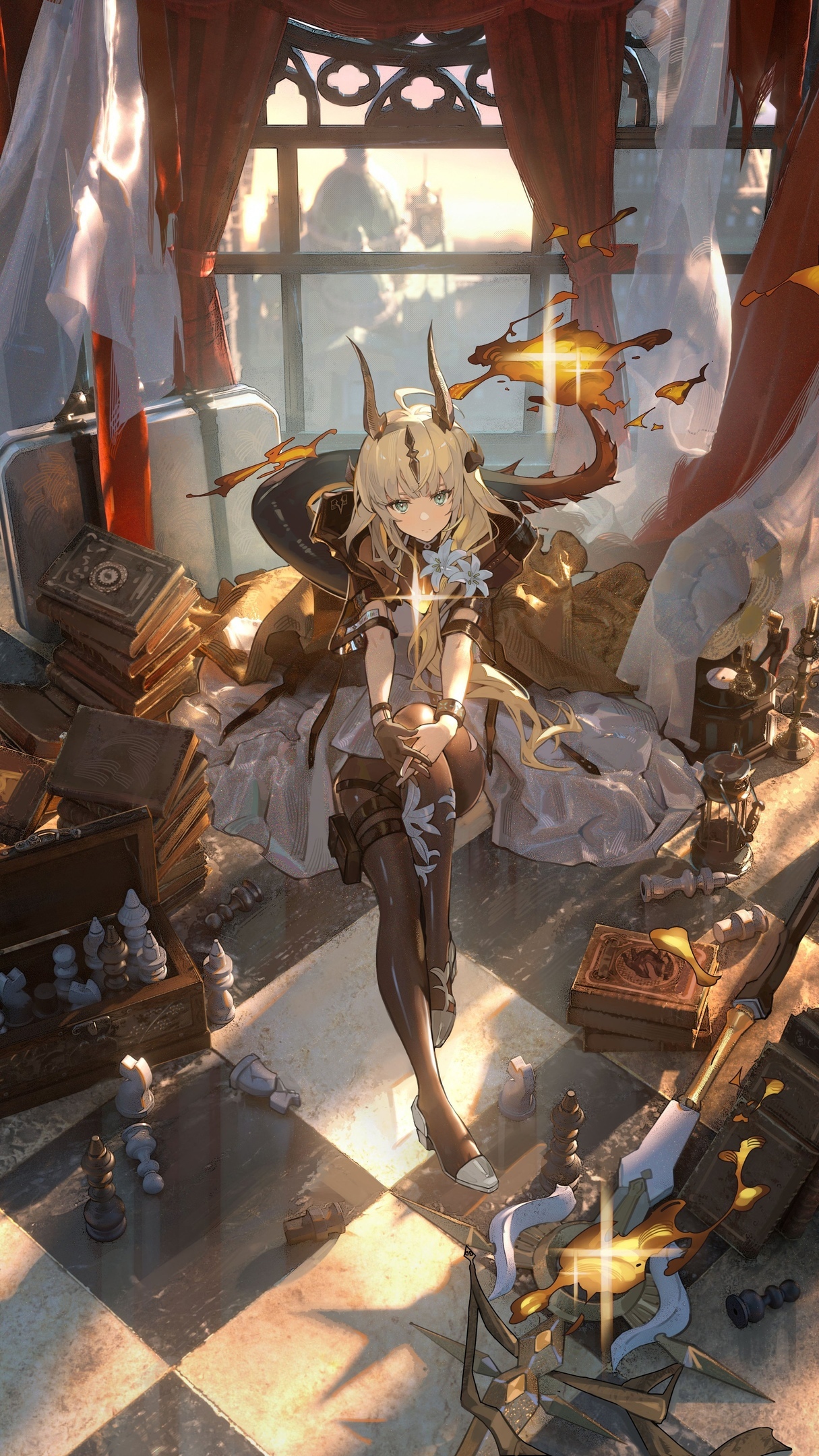 Arknights operators - Аниме, Anime Art, Arknights, Frostnova, Texas (Arknights), Exusiai, Nian, Archetto, Reed (Arknights), Видео, Длиннопост