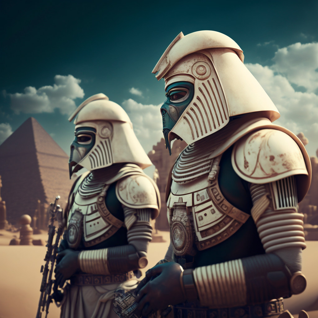 Galactic empire in the style of ancient egypt.Midjourney - Midjourney, Нейронные сети, Images, A selection, Star Wars, Darth vader, Star Wars stormtrooper, Longpost