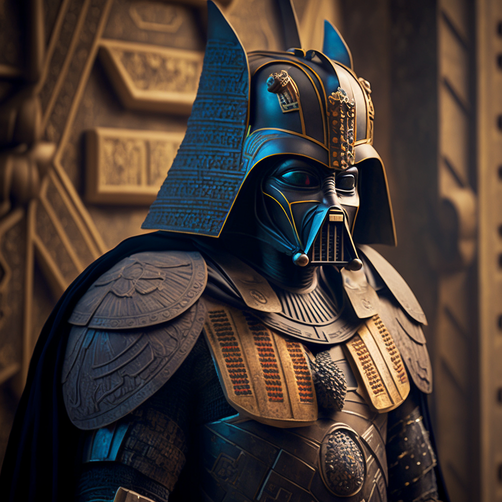 Galactic empire in the style of ancient egypt.Midjourney - Midjourney, Нейронные сети, Images, A selection, Star Wars, Darth vader, Star Wars stormtrooper, Longpost