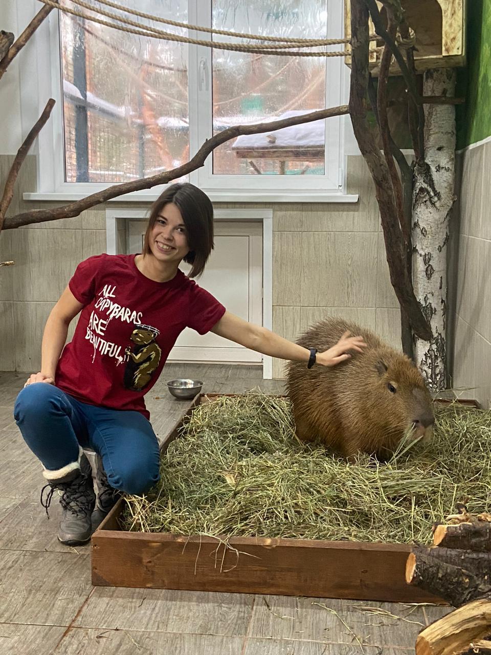 Dream meeting - My, Capybara, Zoo, Vertical video, Dream, Video