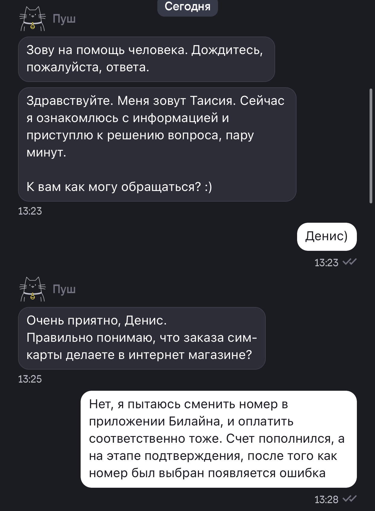 How to chat with Beeline support for 6000 rubles - My, Beeline, Negative, Cellular operators, Esim, Longpost