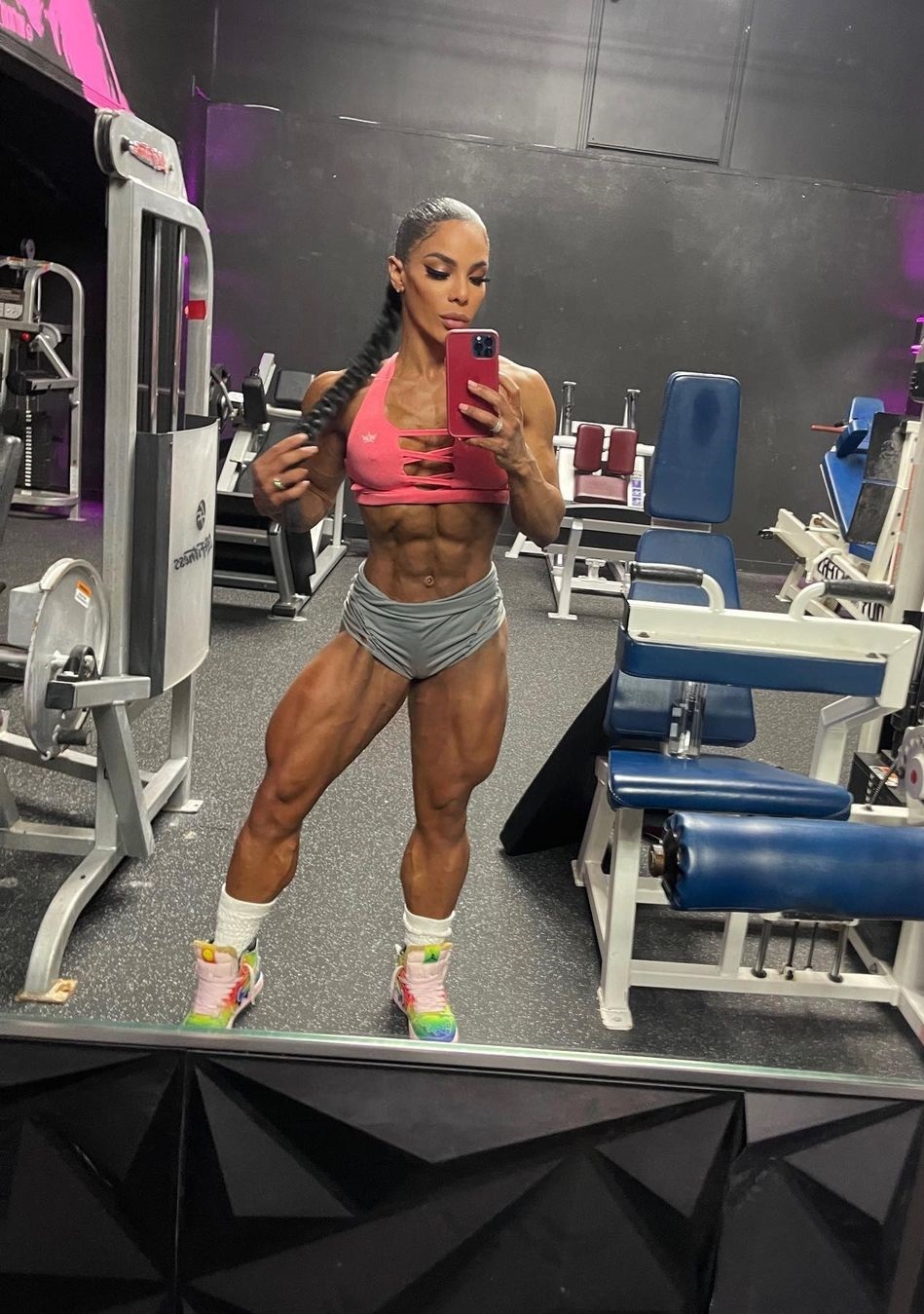 Yarishna Nicole Ayala - Yarishna Nicole Ayala, Girls, Strong girl, Bodybuilders, Wellness, Fitonyashka, Body-building, Booty, Video, Vertical video, Longpost, Fitness