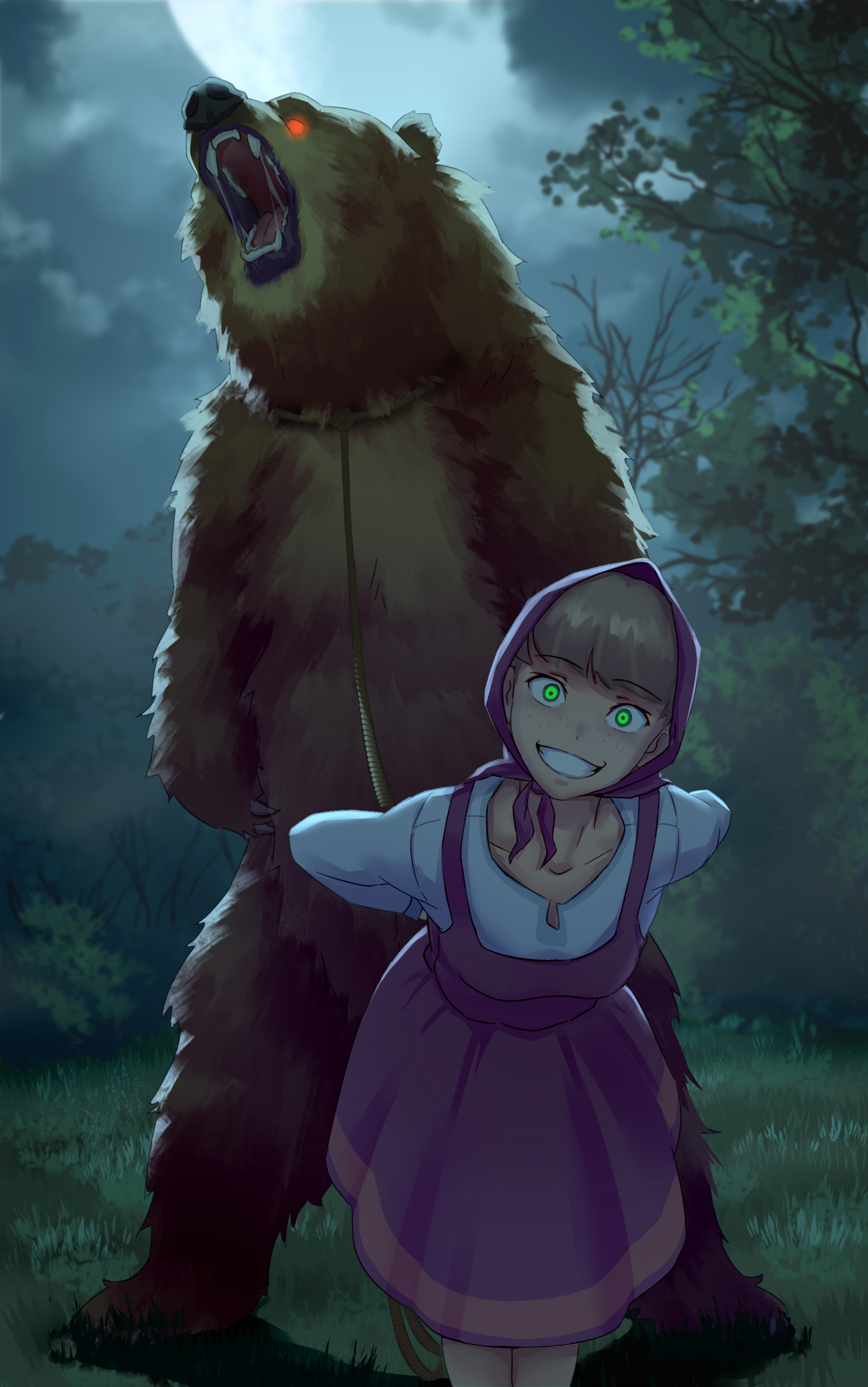 маша аниме из маша и медведь (86) фото